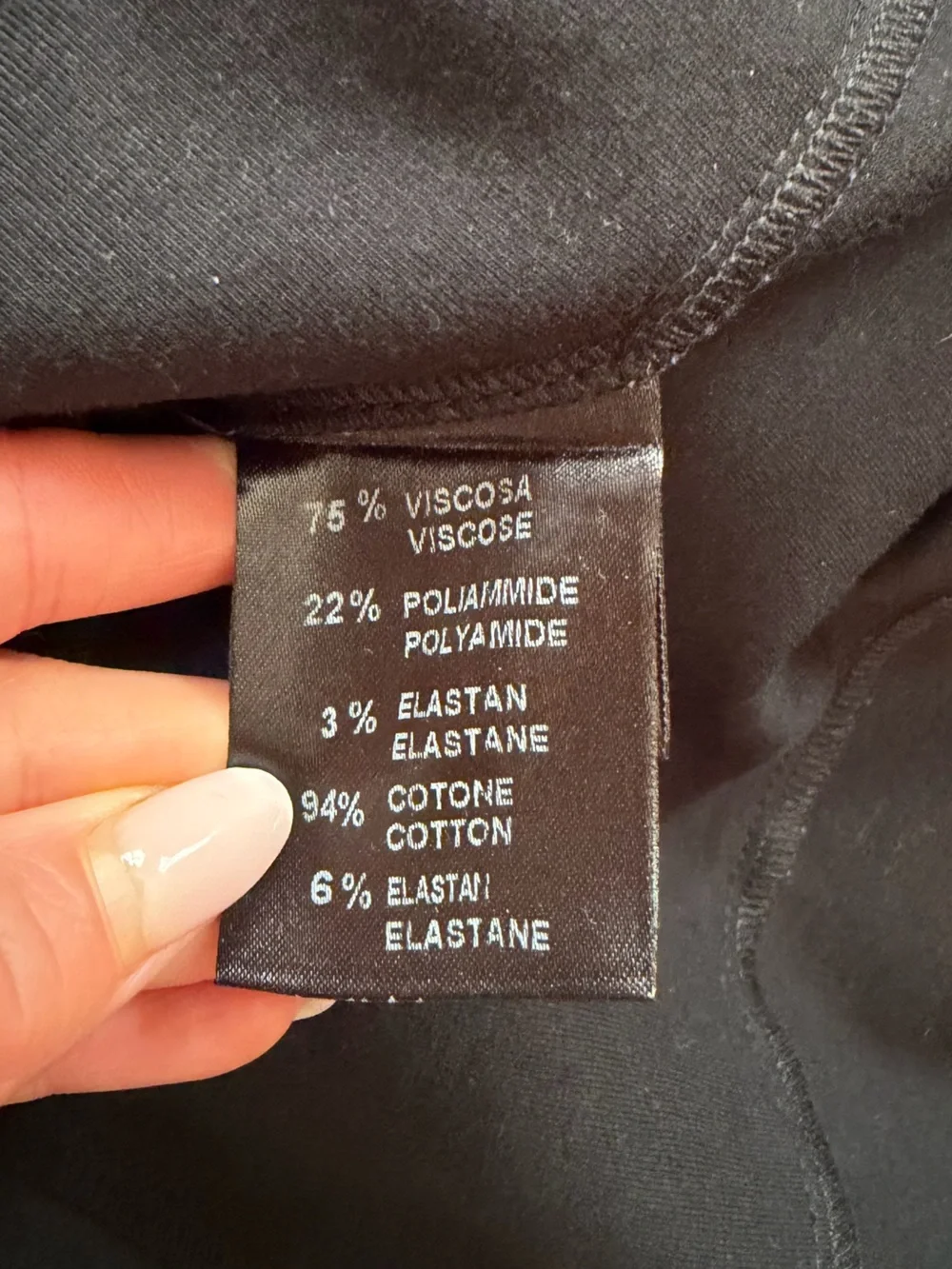Liviana Conti Made in Italy Navy & Black Skirt Suit Set